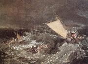 J.M.W. Turner The Shipwreck USA oil painting artist